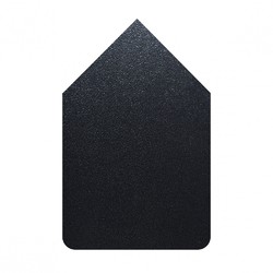 Лист притопочный стальной Ogner Угловой черный 1095x700