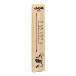 Термометр для бани и сауны, жидкостный, 200х42х18мм