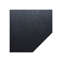 Лист притопочный стальной Ogner Угловой-призма черный 1100x1100