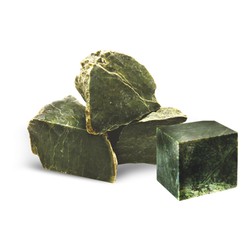 Камни для бани Нефрит 10 кубики